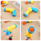 Cat Plush Ball Shooting Mini Pompoms Launcher Games