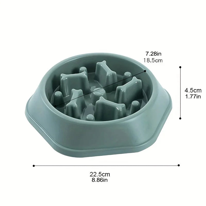 Dog Slow Feeder Bowl Anti-Choking Food Bowl for Dogs Slow Eating