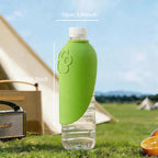 Portable Pet Outdoor Drinking Water Cup Dog Silicone Foldable Leaf