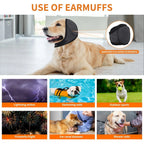 Anxiety Relief Dog Ear Protection Waterproof Muffs Noise Reducing