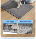 Large Size Cat Litter Mat-Advanced Honeycomb Double Layer