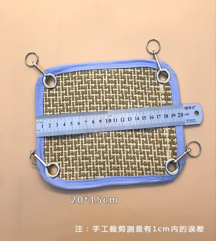 Small Animal Cooling Mat Hammock Hamster Flower Branch Mouse