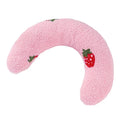Cat Small Pillow Super Soft Half Donut Pet Calming Toy Joint