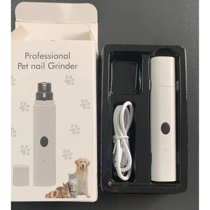 Electric Pet Nail Grinder for Dogs Cats, Quiet Claw Trimmer with