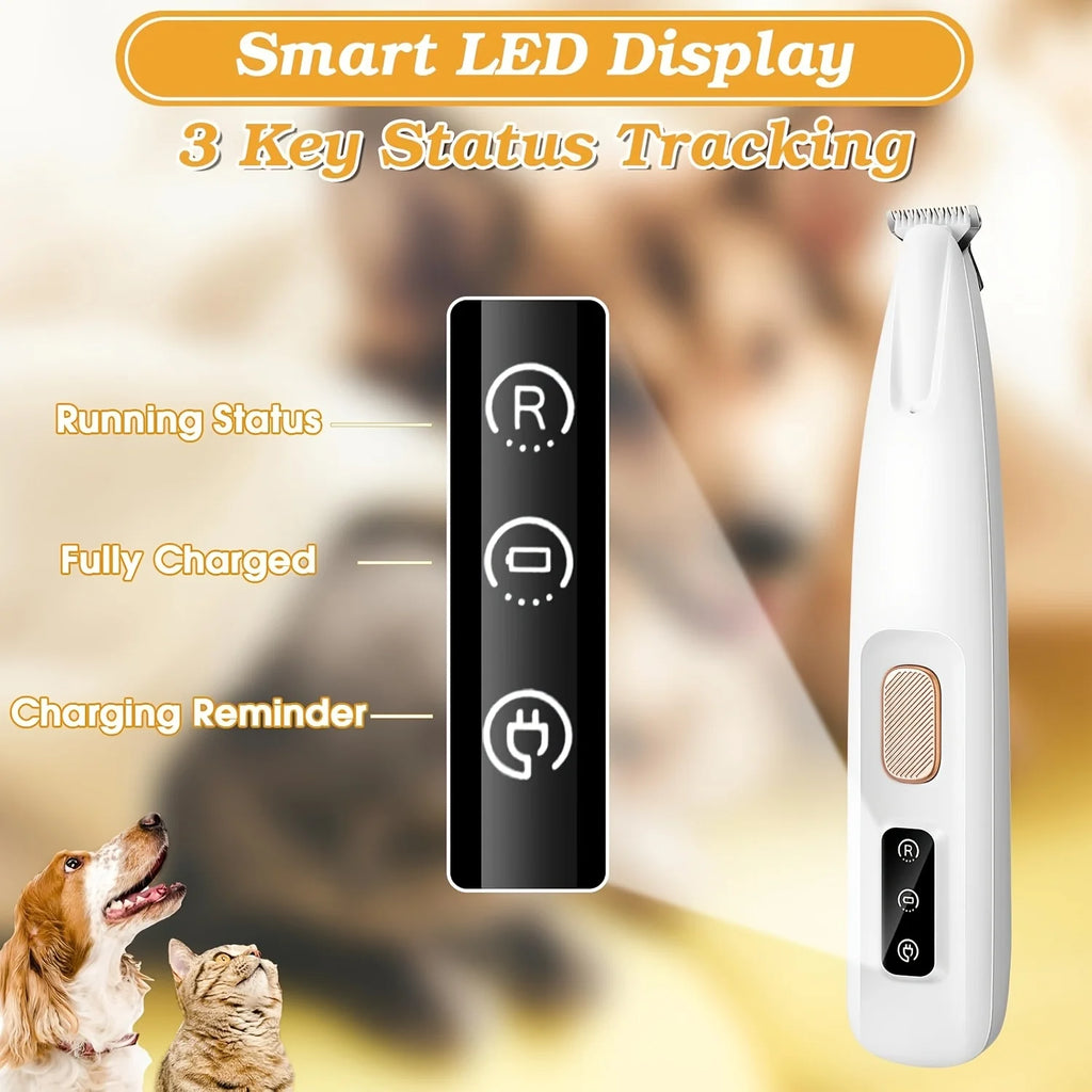Professional Electric Pet Grooming Scissors, Quiet and Gentle