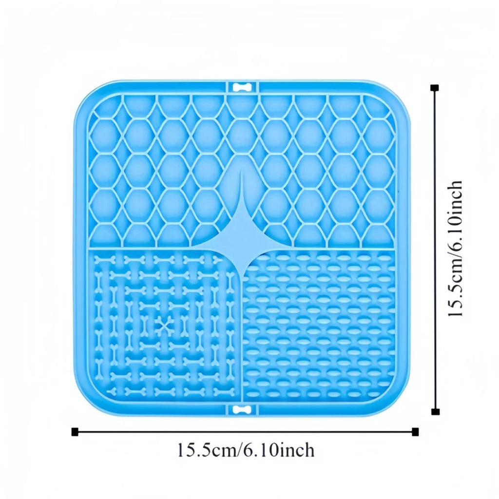 Pet Lick Silicone Mat with Suction Cup Slow Food Bowl Anti-Choking