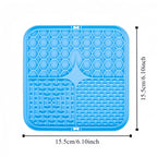 Pet Lick Silicone Mat with Suction Cup Slow Food Bowl Anti-Choking