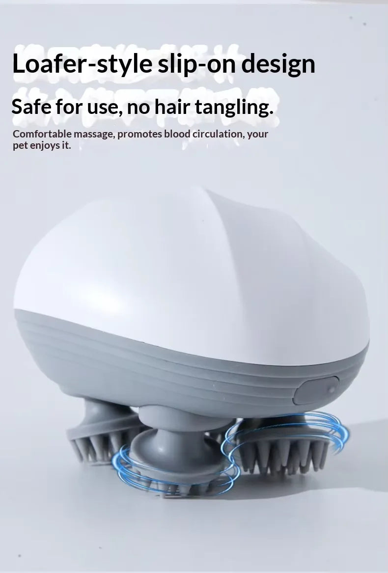 Electric Cat Head Massager Smart Pet Massager Waterproof