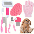 Combo Set Cat Brush Beauty Kit with Pet Nail Clippers and Files