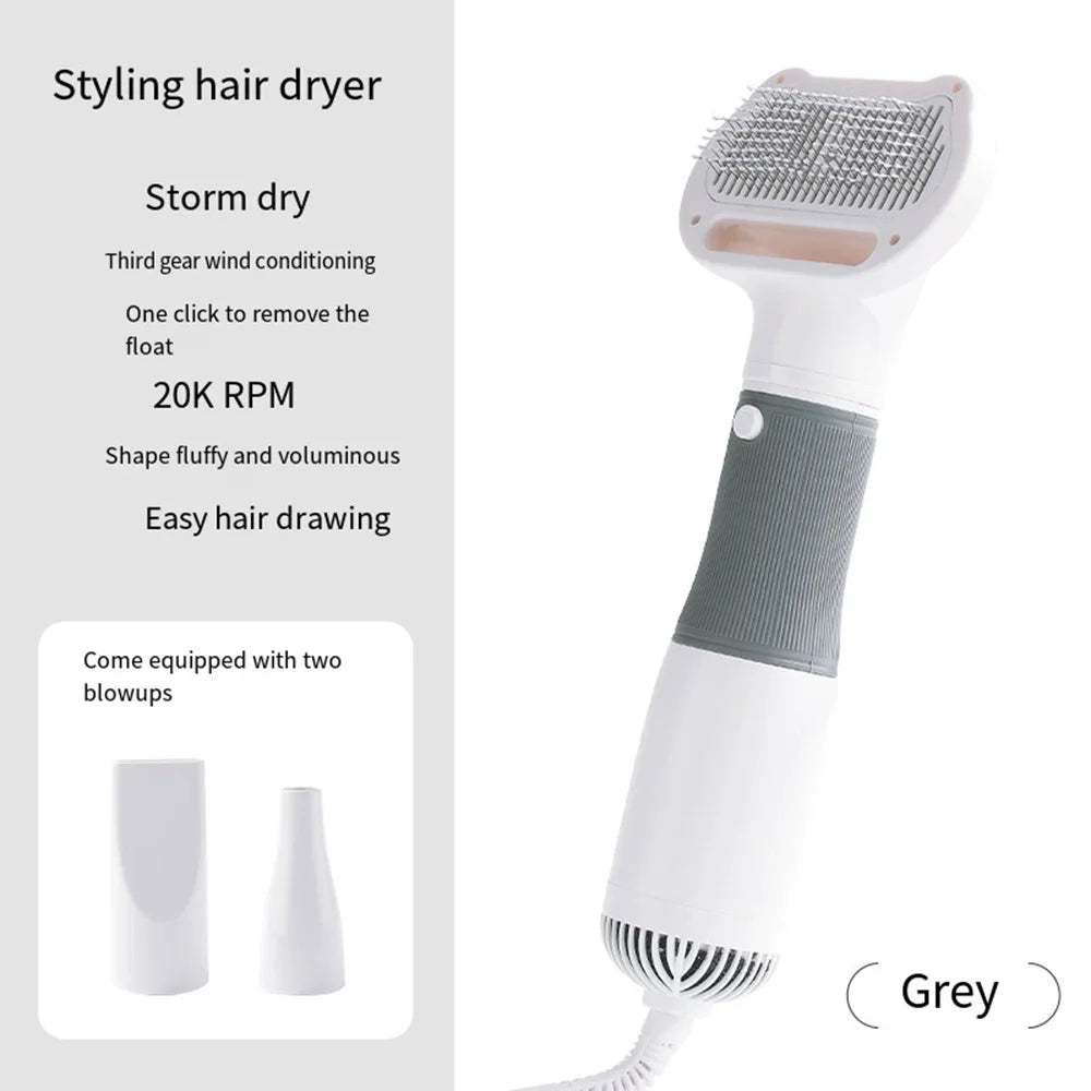 3In1 Pet Dog Dryer Quiet Dog Hair Dryers and Comb Brush Grooming