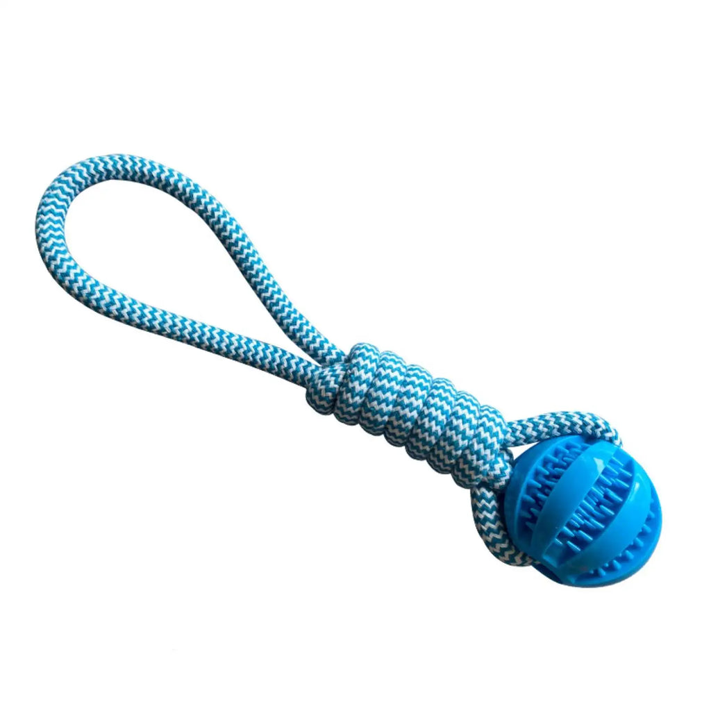 Dog Bite-Resistant Cotton Rope Treat Ball