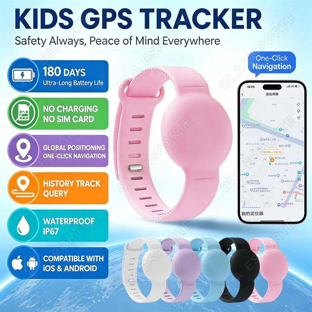 Global Tracker Kids'S Wristband Waterproof Locator