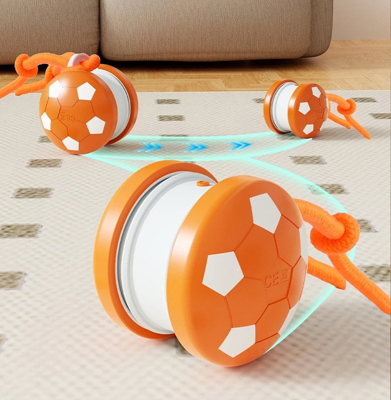 Smart Interactive Dogs Toy Balls Pets Dual-Wheel Spinning Electric