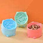Small Cat and Dog Slow Feeding Anti-Choking Bowl with Neck