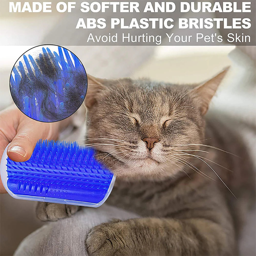 Massage Pet Cat Brush Corner Scrape Hair Removal Beauty Clean