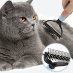 Pet Deshedding Brush Dog Cat Grooming Comb, Undercoat Fur Remover