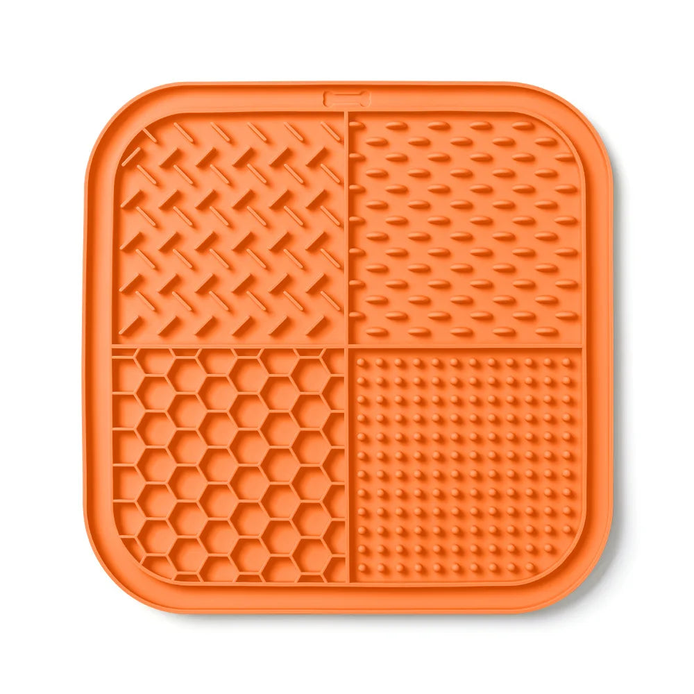 Pets Silicone Lick Mat for Dogs Cats Slow Food Plate Suction Cups