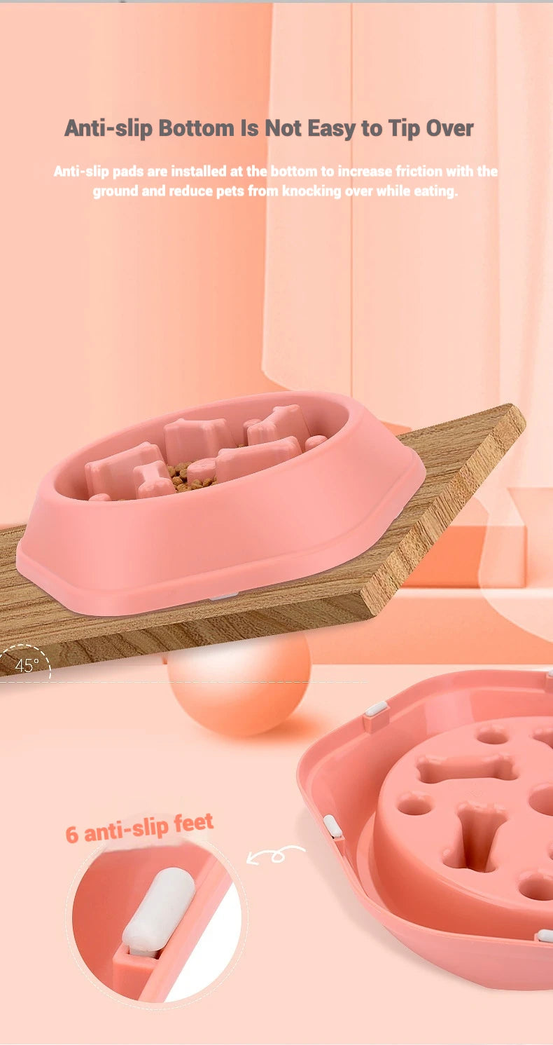 Dog Bowls Slow Feeder 1.5 Cups Slow Feeding Small Medium Breed