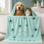 Quick-Drying Microfiber Dog Towel ABSorbent Pet Bath Product