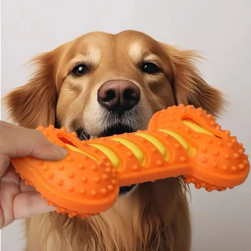Rubber Dog Chew Toy with Squeaker