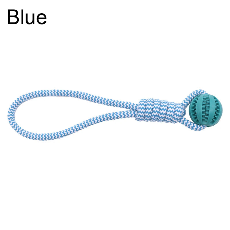 Dog Bite-Resistant Cotton Rope Treat Ball