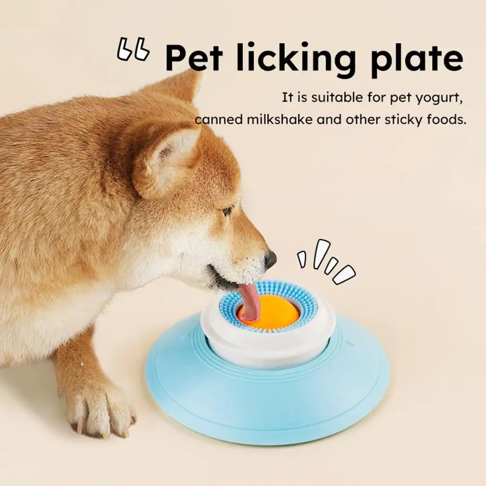 Dog Slow Feeder Lick Bowl Pet Licking Mat Breed Animals
