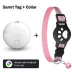 Bluetooth GPS Tracker with Cat Collar Reflective Strips Adjustable