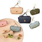 Faux Leather Portable Waste Bag Dispenser