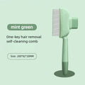 Self Cleaning Dog Brush One Button Release Pet Hair Remover Comb