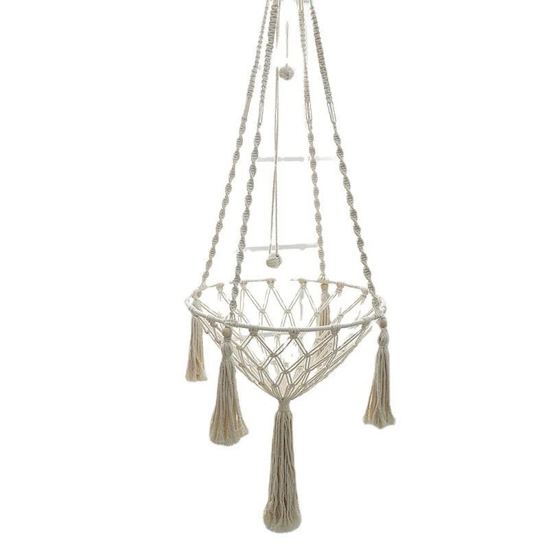 Winter Pet Hammock Cat Swing Hand Woven Cotton Rope Cats Hanging