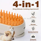 3 in 1 Pet Electric Steam Brush Cat and Dog Cleaning Spray Massage