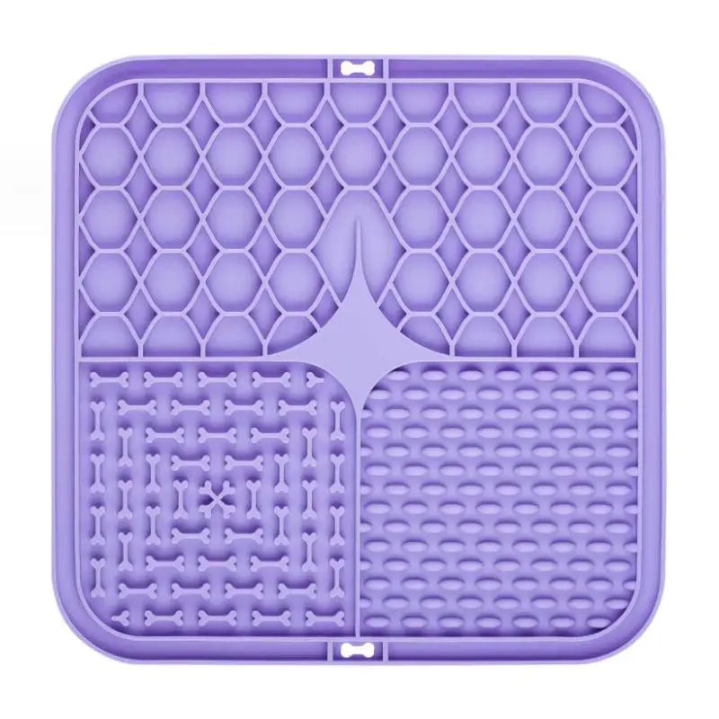 Pet Lick Silicone Mat Dogs Pet Slow Food Plate for Dog Bathing