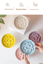 Ceramic Slow-Feeding Bowl High-Leg Cat Bowl with Neck Protection