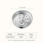 Stainless Steel Slow Feeder Bowl, Non-Slip Pet Food Bowl