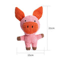Cute Plush Toys Squeak Pet Cow Rabbit Animal Plush Toy Dog Chew