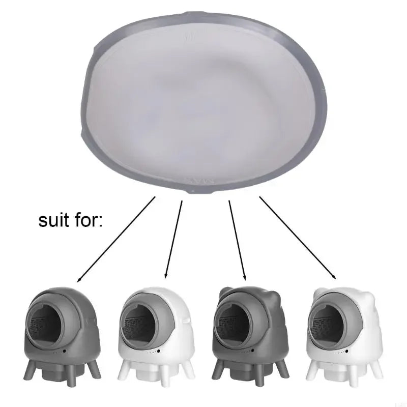 Detachable Pet Litter Cover Smarted Toilet Box Plastomer Pad