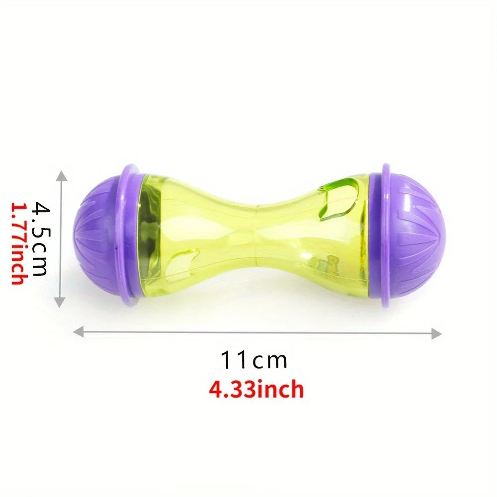 Interactive Pet Feeder Cat Toy Ball Food Rolling Leakage Dispenser