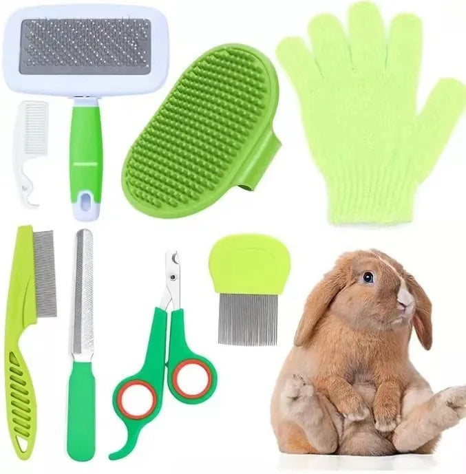 Combo Set Cat Brush Beauty Kit with Pet Nail Clippers and Files