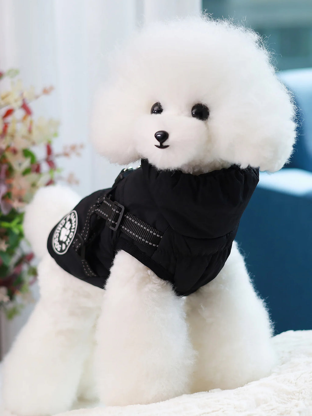 Comes with a Traction Ring, Pet Coat, Jacket, Three-Layer Thick