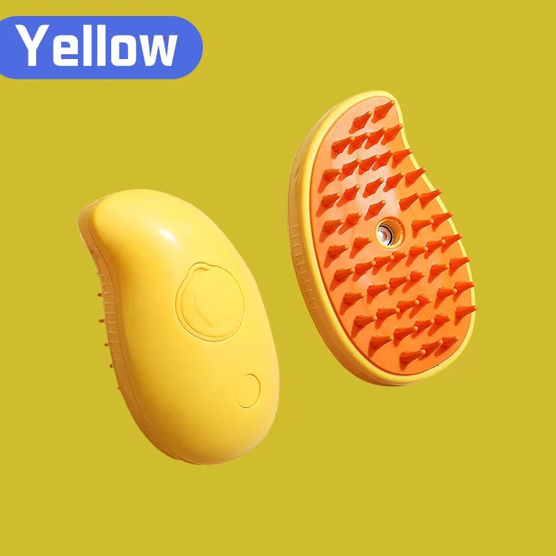 3 in 1 Pet Electric Steam Brush Cat and Dog Cleaning Spray Massage