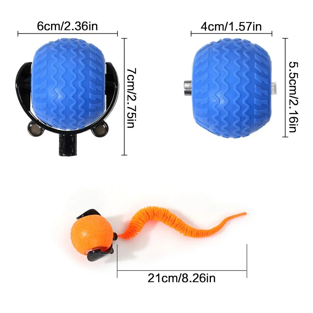 Automatic Rotating Smart Cat Teasing Ball LED Interactive Obstacle