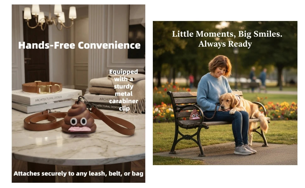 Compact Hands-Free Waste Bag Holder