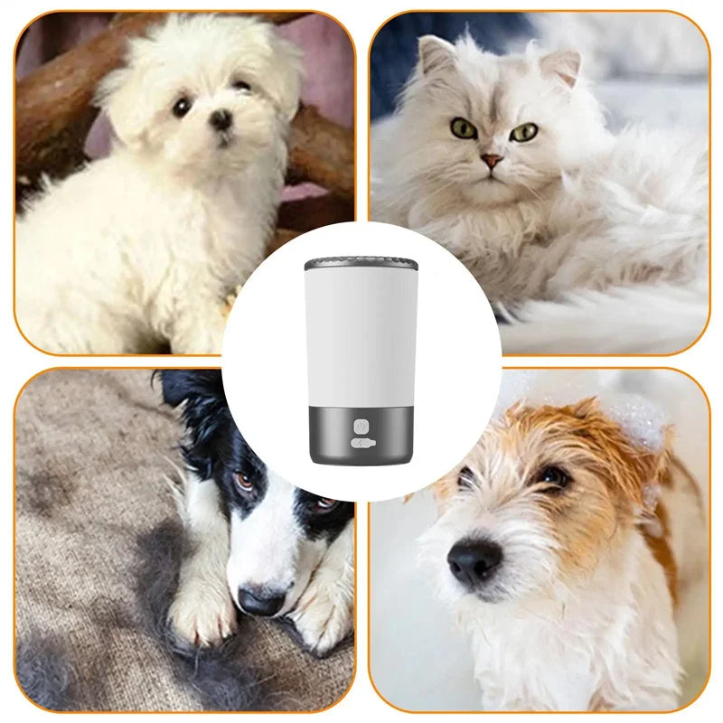 Pet Paw Cleaner Machine Automatic, Portable Dog Cat Washer Cup