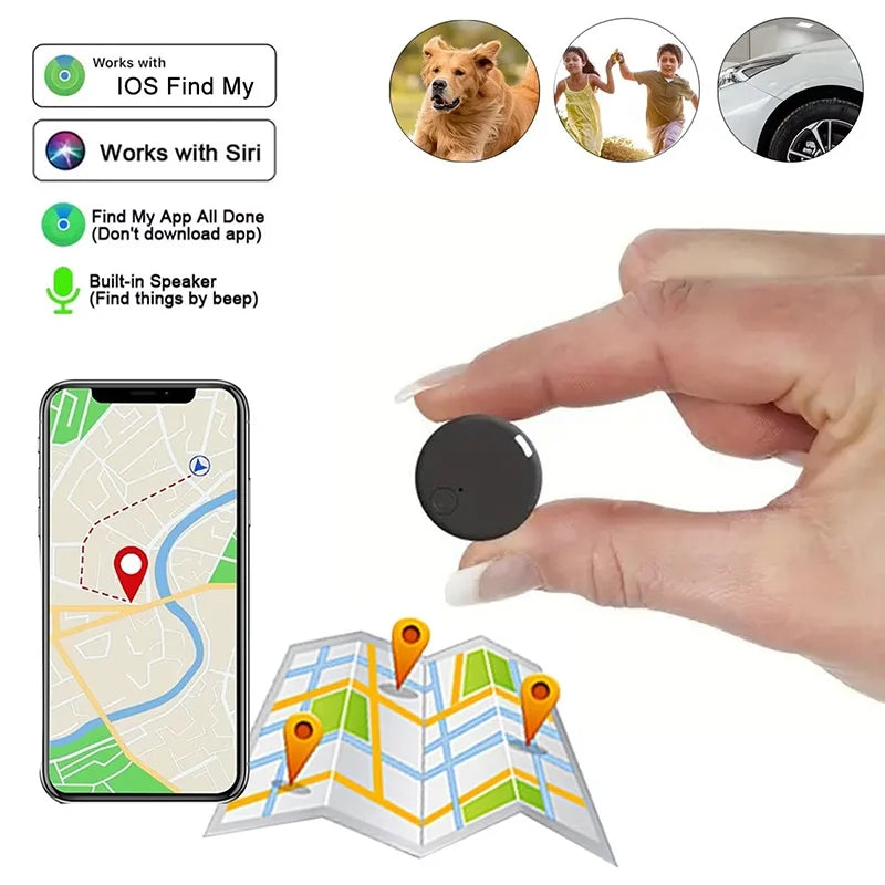 Mini GPS Tracker Device Anti-Lost Reminder for Pet Kid Bag Key