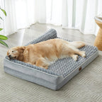 Orthopedic Dog Bed for Large Dogs – Waterproof Sofa-Style Bed with
