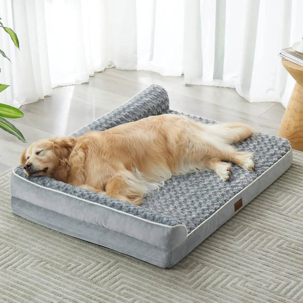 Orthopedic Dog Bed for Large Dogs – Waterproof Sofa-Style Bed with