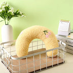 Cat Small Pillow Super Soft Half Donut Pet Calming Toy Joint
