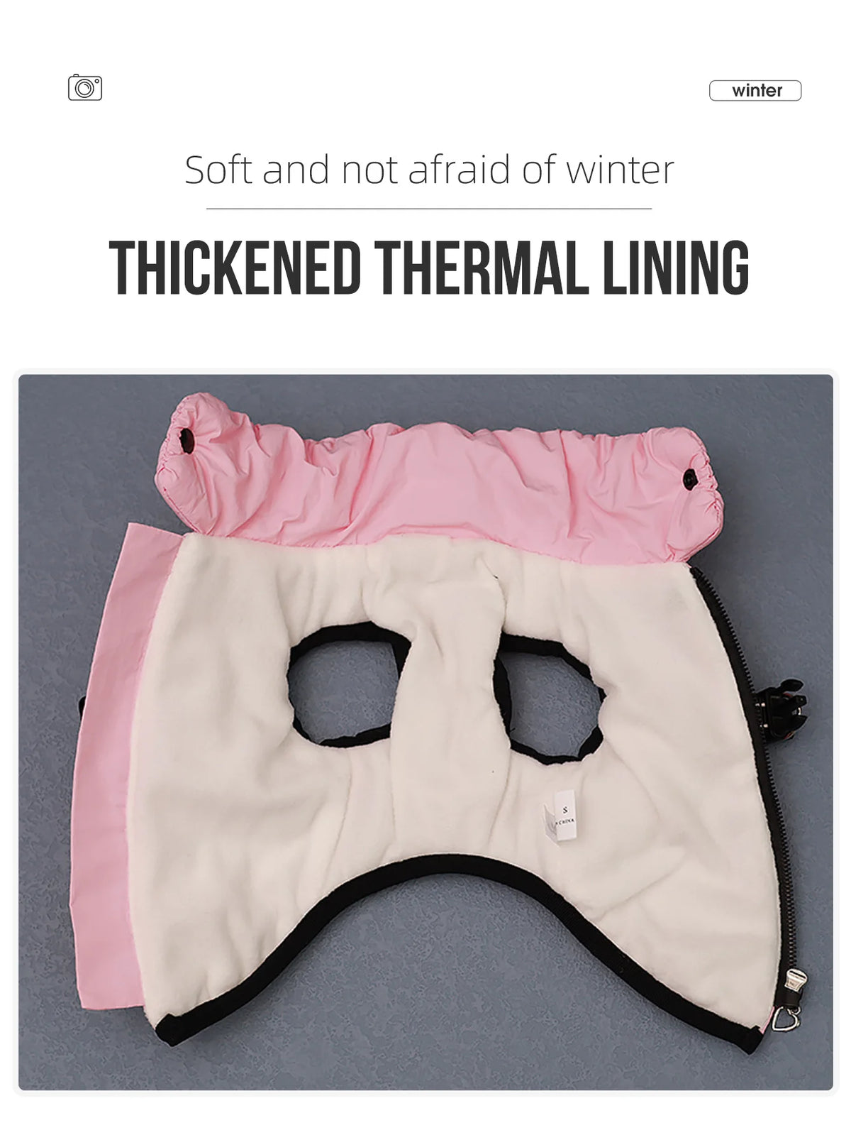 Comes with a Traction Ring, Pet Coat, Jacket, Three-Layer Thick