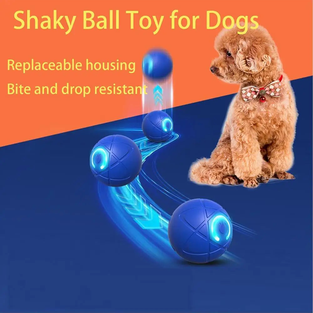 Pet Automatic Rolling Ball Toy Shaky Ball Toy for Dogs Auto