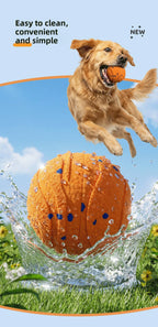 Etpu Dog Bite-Resistant Ball Round Electric Non-Toxic Molar Ball